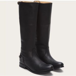 frye melissa button back zip tall boot